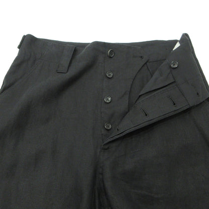 MHL | エムエイチエル リネン パンツ 579-3140015 ブラック サイズ：M【三重本店】