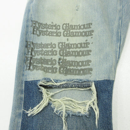 HYSTERIC GLAMOUR | ヒステリックグラマー ローライズスリムストレート デニムパンツ 02233AP07 ブルー サイズ：31【三重本店】
