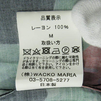 WACKOMARIA | ワコマリア 総柄ハワイアンシャツ フラワープリント半袖シャツ アロハシャツ 百合 半袖シャツ ブラック サイズ：M【三重本店】