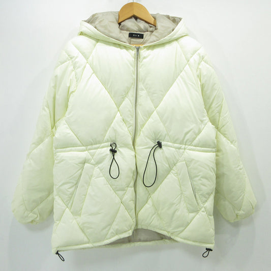 WHO'S WHO GALLERY | フーズフーギャラリー sixM ダイヤキルト中綿ブルゾン 中綿ジャケット WW21041107A0001 アイボリー サイズ：FreeSize【三重本店】