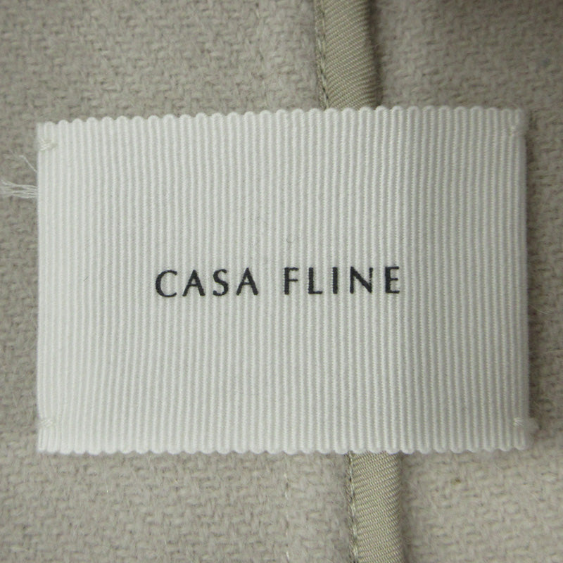 CASA FLINE | カーサフライン アルパカ混ウールロングコート その他アウター 2224307015 ライトベージュ アイボリー系 サイズ：FreeSize【三重本店】