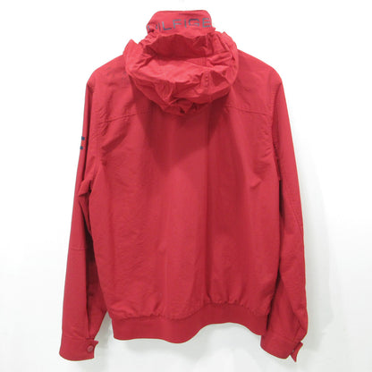 TOMMY HILFIGER | トミーヒルフィガー セーリングジャケット 襟2WAYロゴ刺繍ナイロンジャケット ナイロンジャケット UE-2CBLR レッド サイズ：M【三重本店】