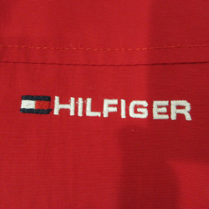 TOMMY HILFIGER | トミーヒルフィガー セーリングジャケット 襟2WAYロゴ刺繍ナイロンジャケット ナイロンジャケット UE-2CBLR レッド サイズ：M【三重本店】