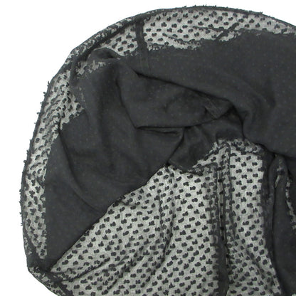 TRRAZZO DONNNA | トラッゾドンナ 総柄シアーノースリーブワンピース ドット柄 ワンピース 6253-542 ブラック サイズ：FreeSize【三重本店】