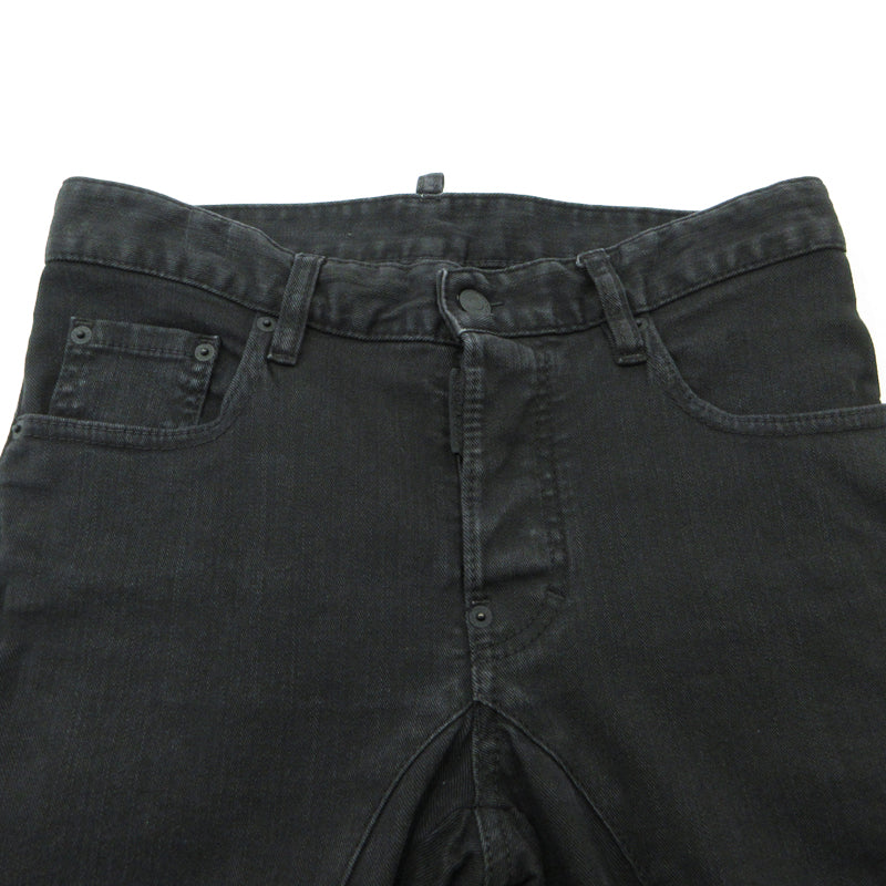 DSQUARED2 | ディースクエアード TIDY BIKER JENA デニム タイディー バイカー ジーン デニムパンツ S74LB0619 ブラック サイズ：42【三重本店】