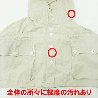 MILITARY衣料 | ミリタリーイリョウ スウェーデン軍 フードジャケット パーカー ミリタリージャケット ホワイト系(アイボリー) ライトベージュ サイズ：表記サイズ(EU)【三重本店】