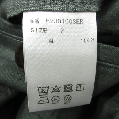 HUMVENT | ヒューベント リネンスラックス その他ボトムス HV301003ER グレー系 ブルーグレー カーキ サイズ：2【三重本店】