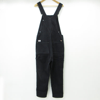 X-LARGE | エクストララージ × DICKIES ディッキーズ ロゴ刺繍オーバーオール オーバーオール 101221031016 ブラック サイズ：S【三重本店】