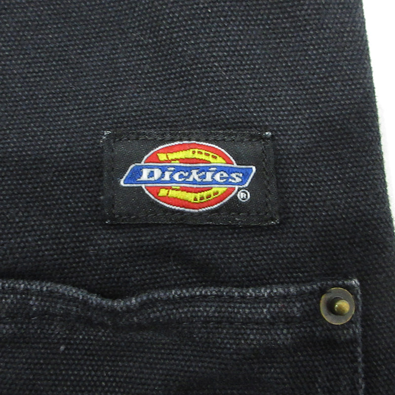 X-LARGE | エクストララージ × DICKIES ディッキーズ ロゴ刺繍オーバーオール オーバーオール 101221031016 ブラック サイズ：S【三重本店】