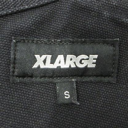 X-LARGE | エクストララージ × DICKIES ディッキーズ ロゴ刺繍オーバーオール オーバーオール 101221031016 ブラック サイズ：S【三重本店】