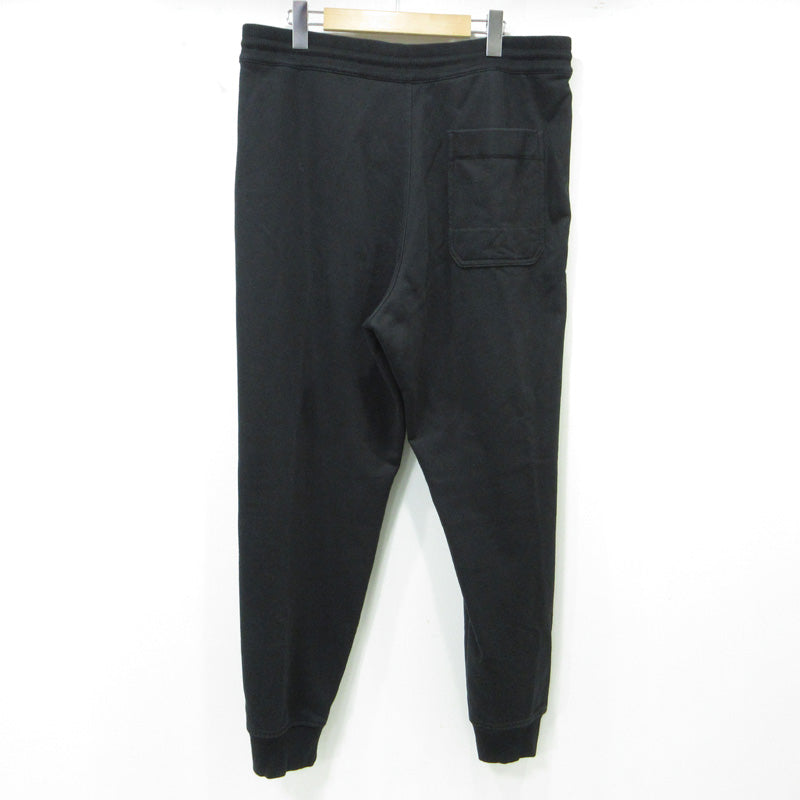 Y-3 | ワイスリー YOHJI YAMAMOTO × adidas ヨウジヤマモト × アディダス FRENCH TERRY CUFFED PANTS ロゴプリントスウェットパンツ パンツ IV5570 ブラック サイズ：XL【三重本店】