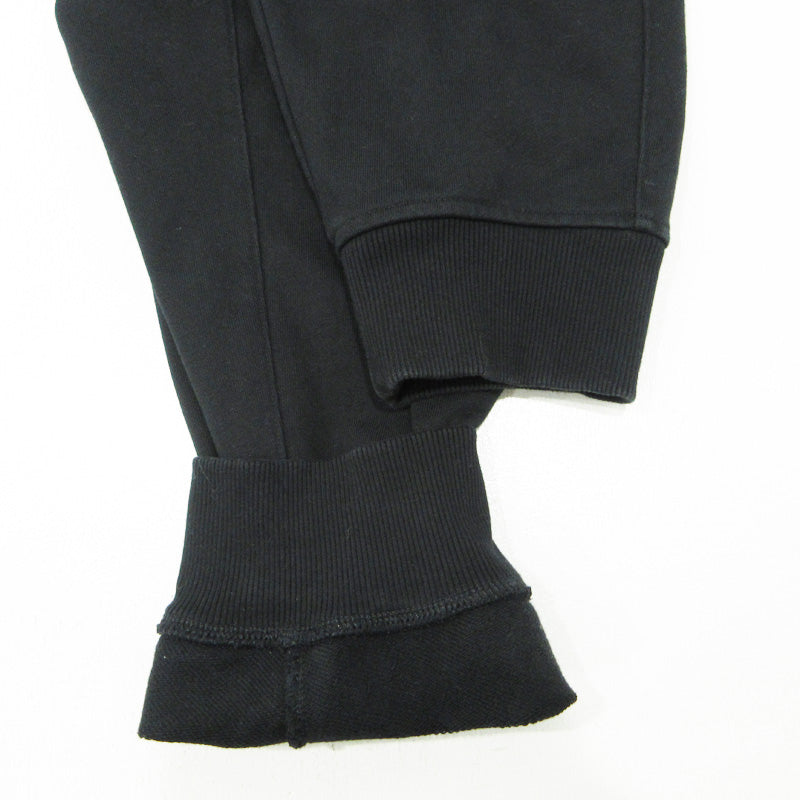 Y-3 | ワイスリー YOHJI YAMAMOTO × adidas ヨウジヤマモト × アディダス FRENCH TERRY CUFFED PANTS ロゴプリントスウェットパンツ パンツ IV5570 ブラック サイズ：XL【三重本店】