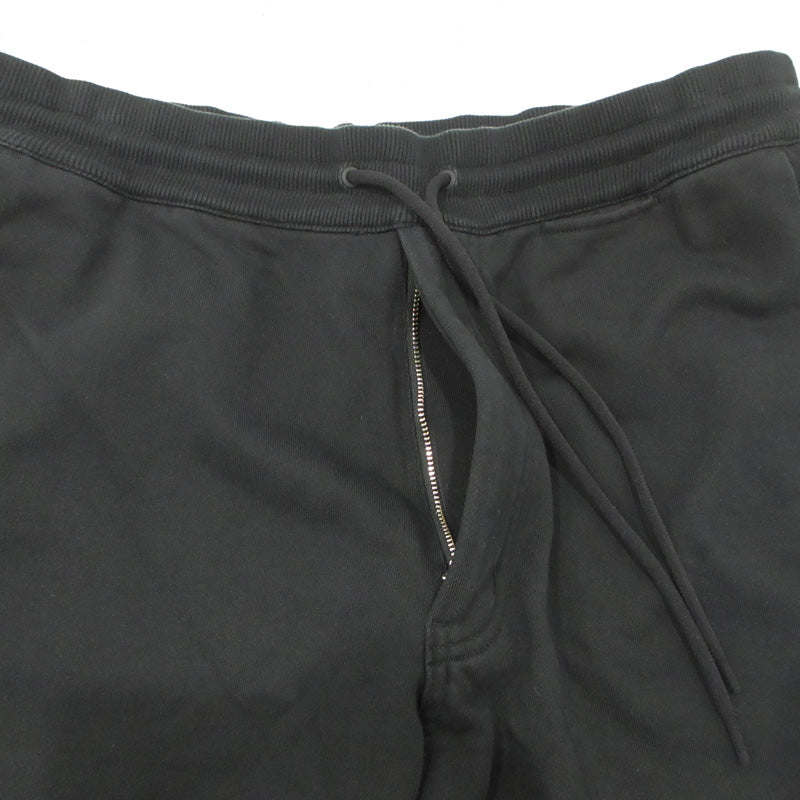 Y-3 | ワイスリー YOHJI YAMAMOTO × adidas ヨウジヤマモト × アディダス FRENCH TERRY CUFFED PANTS ロゴプリントスウェットパンツ パンツ IV5570 ブラック サイズ：XL【三重本店】