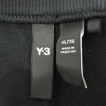 Y-3 | ワイスリー YOHJI YAMAMOTO × adidas ヨウジヤマモト × アディダス FRENCH TERRY CUFFED PANTS ロゴプリントスウェットパンツ パンツ IV5570 ブラック サイズ：XL【三重本店】