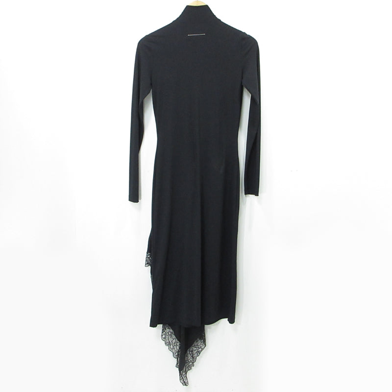 Maison Margiela | メゾンマルジェラ レースドレープドレス ワンピース S52CT0747 ブラック サイズ：M【三重本店】