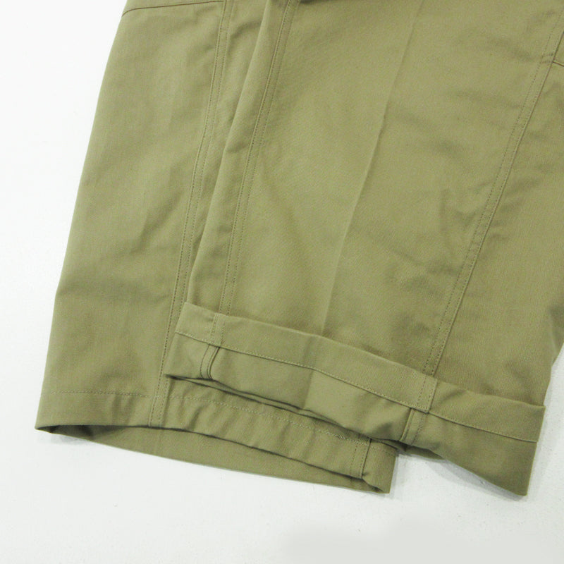 HYKE | ハイク BARREL―LEG CHINO PANTS チノパンツ 13348-3402 カーキ サイズ：34【三重本店】