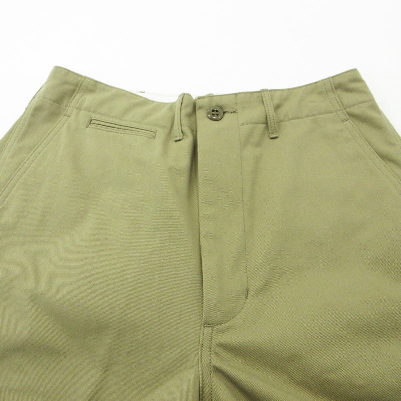 HYKE | ハイク BARREL―LEG CHINO PANTS チノパンツ 13348-3402 カーキ サイズ：34【三重本店】