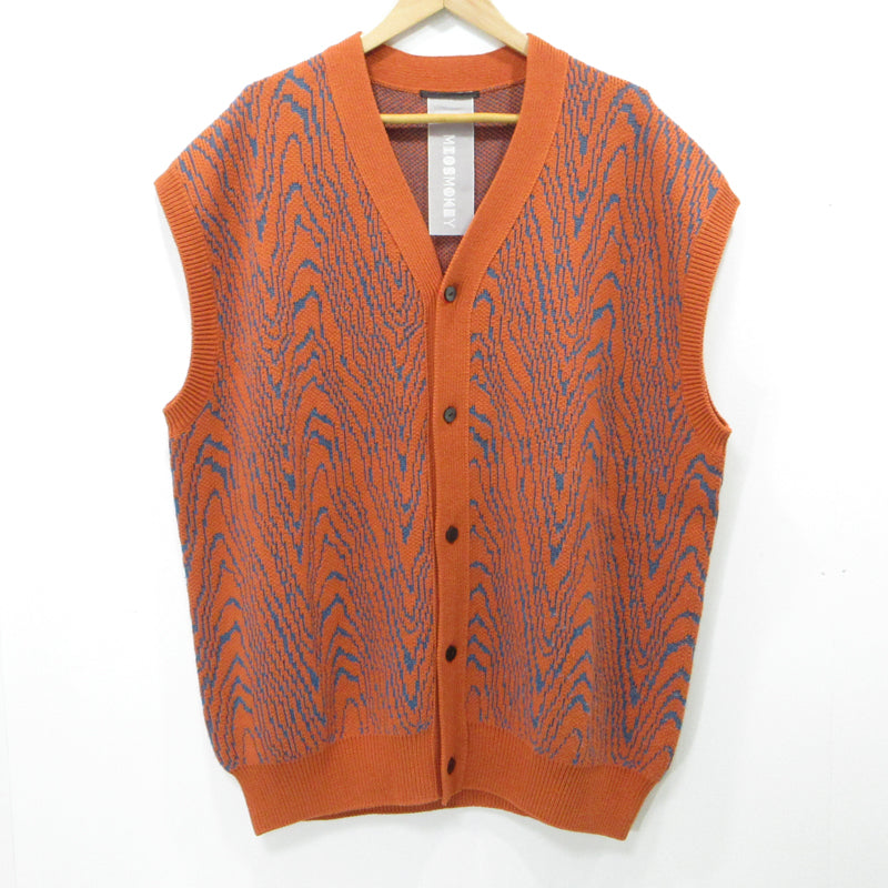 6(ROKU) | ロク MIOSMOKEY/JQ KNIT VEST ベスト オレンジ サイズ：FreeSize【三重本店】