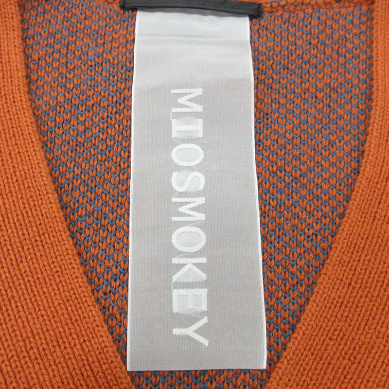 6(ROKU) | ロク MIOSMOKEY/JQ KNIT VEST ベスト オレンジ サイズ：FreeSize【三重本店】