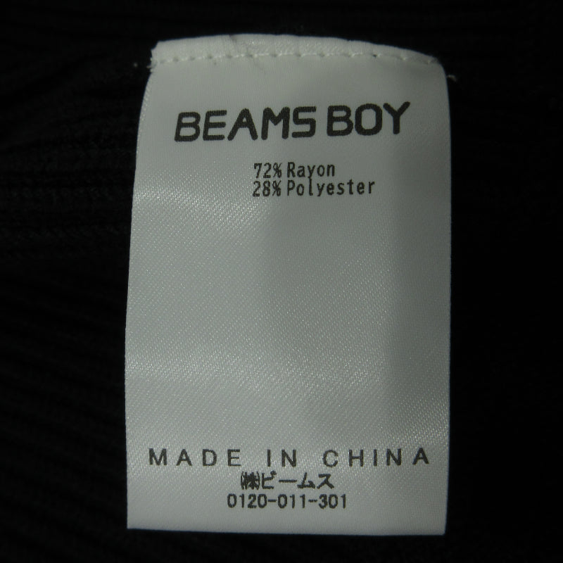 BEAMS BOY | ビームスボーイ ミリタリー ロング ベスト ベスト 13-05-0139-126 ブラック【三重本店】