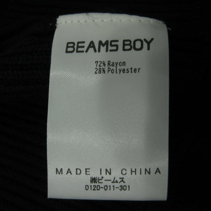 BEAMS BOY | ビームスボーイ ミリタリー ロング ベスト ベスト 13-05-0139-126 ブラック【三重本店】