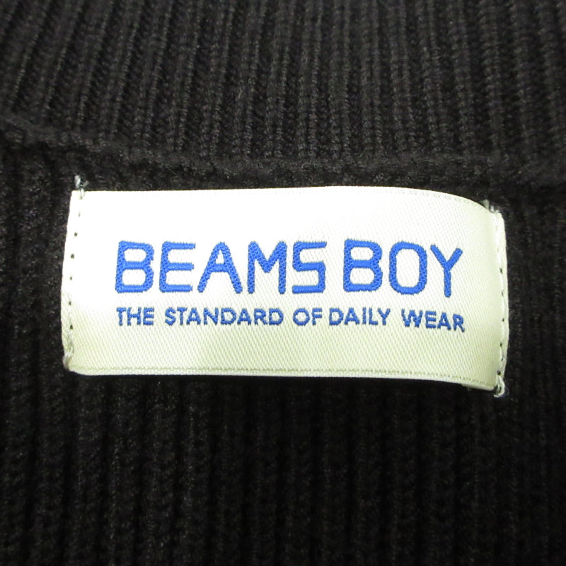 BEAMS BOY | ビームスボーイ ミリタリー ロング ベスト ベスト 13-05-0139-126 ブラック【三重本店】