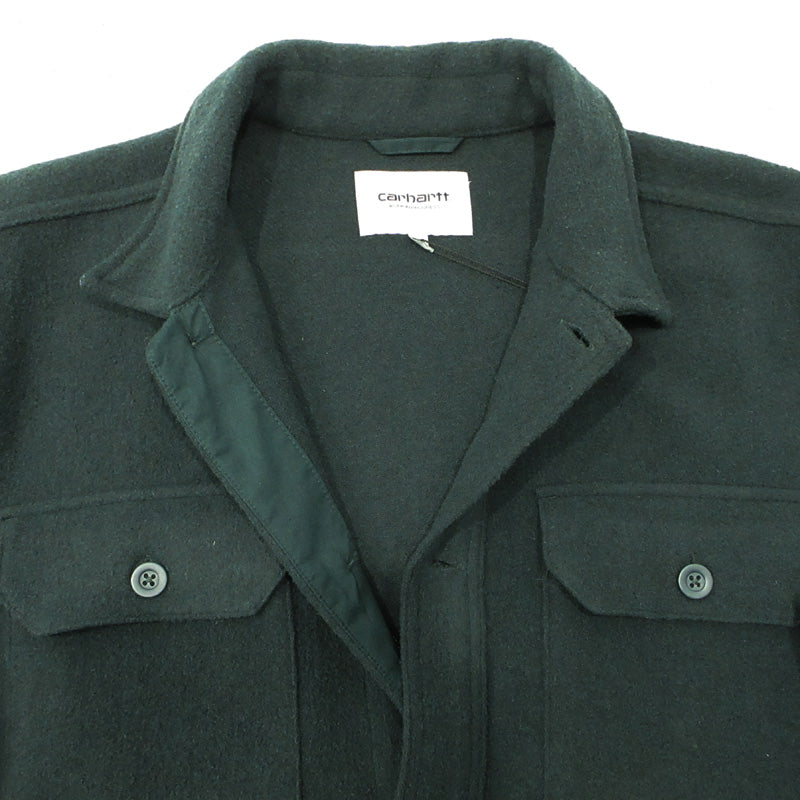 Carhartt WIP | カーハートダブリューアイピー OWEN SHIRT JAC ウール混長袖シャツジャケット その他トップス I028226.3C.00.03 ダークグリーン サイズ：L【三重本店】