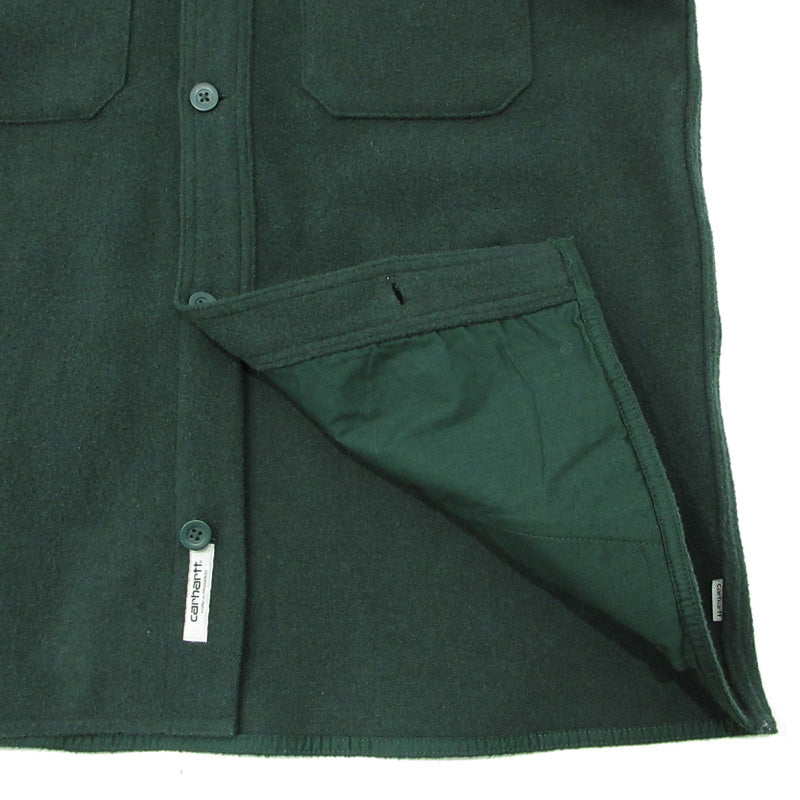 Carhartt WIP | カーハートダブリューアイピー OWEN SHIRT JAC ウール混長袖シャツジャケット その他トップス I028226.3C.00.03 ダークグリーン サイズ：L【三重本店】