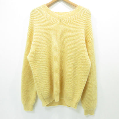 UNITED ARROWS | ユナイテッドアローズ H BEAUTY&YOUTH モヘア混Vネック長袖セーター ニット セーター 1213-199-4053 イエロー サイズ：M【三重本店】