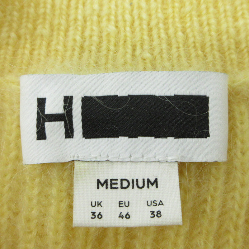UNITED ARROWS | ユナイテッドアローズ H BEAUTY&YOUTH モヘア混Vネック長袖セーター ニット セーター 1213-199-4053 イエロー サイズ：M【三重本店】