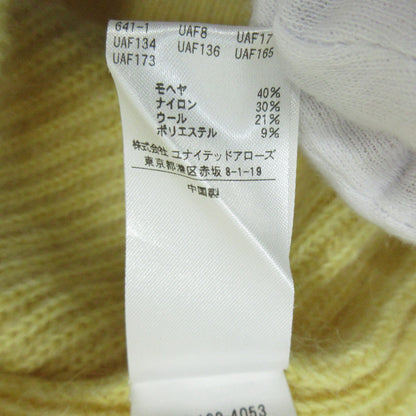 UNITED ARROWS | ユナイテッドアローズ H BEAUTY&YOUTH モヘア混Vネック長袖セーター ニット セーター 1213-199-4053 イエロー サイズ：M【三重本店】