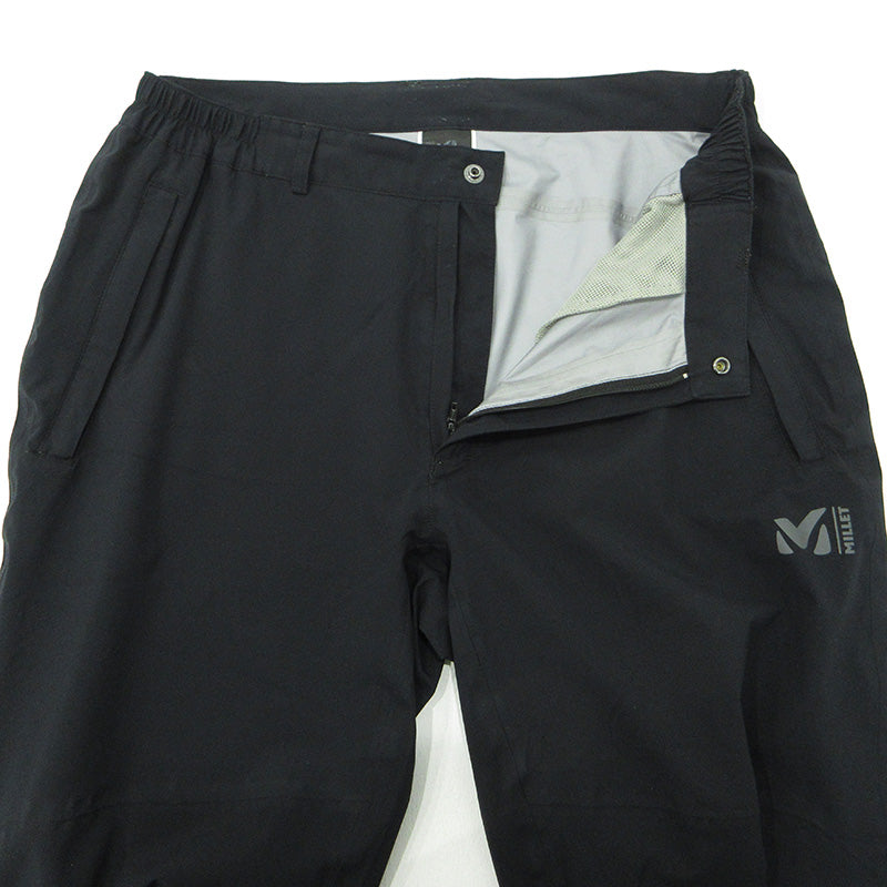 MILLET | ミレー ティフォン50000ストレッチトレックパンツ ロゴプリント防水ナイロンパンツ パンツ MIV01483 ブラック サイズ：L【三重本店】