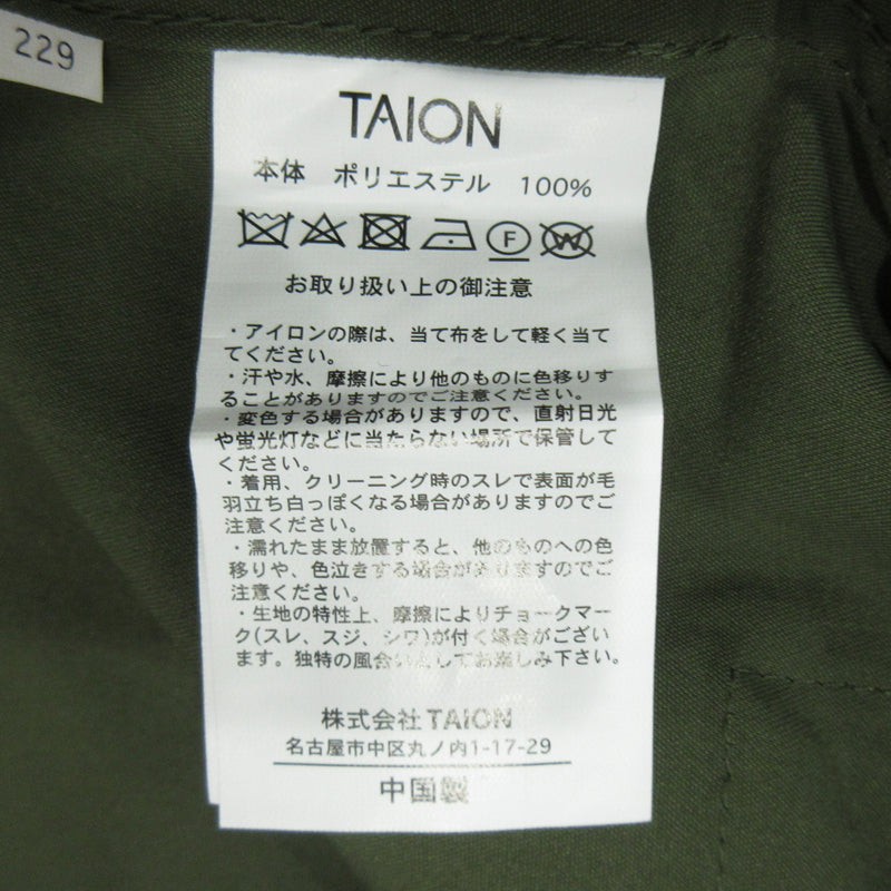 TAION | タイオン その他アウター TAION-CR22ML 001ZML1 カーキ サイズ：S【三重本店】