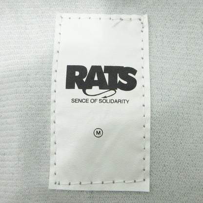 RATS | ラッツ ロゴ刺繍コーチジャケット バックプリント ナイロンジャケット 006560 グレー サイズ：M【三重本店】