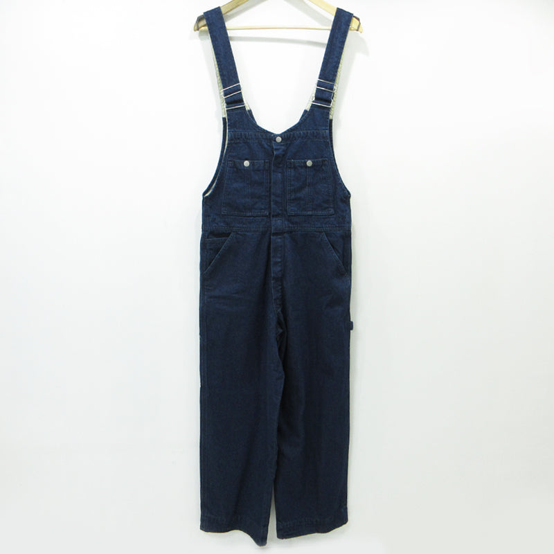 MILK FED | ミルクフェド DENIM OVERALLS オーバーオール 103233031001 ブルー サイズ：S【三重本店】