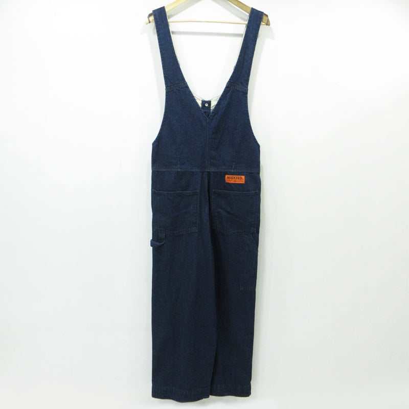 MILK FED | ミルクフェド DENIM OVERALLS オーバーオール 103233031001 ブルー サイズ：S【三重本店】