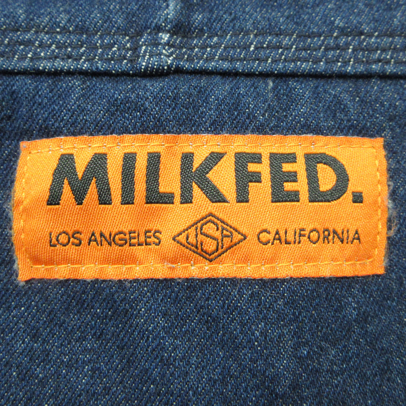 MILK FED | ミルクフェド DENIM OVERALLS オーバーオール 103233031001 ブルー サイズ：S【三重本店】