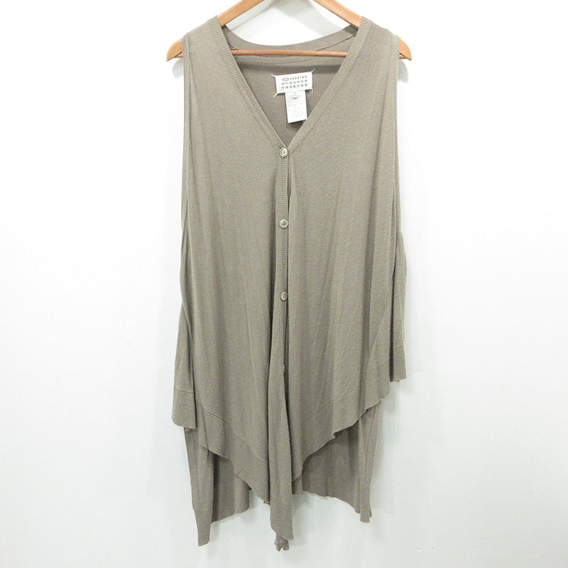 Maison Martin Margiela | メゾンマルタンマルジェラ ベスト カーディガン S31HA0594 ブラウン ベージュ サイズ：不明【三重本店】