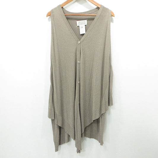 Maison Martin Margiela | メゾンマルタンマルジェラ ベスト カーディガン S31HA0594 ブラウン ベージュ サイズ：不明【三重本店】