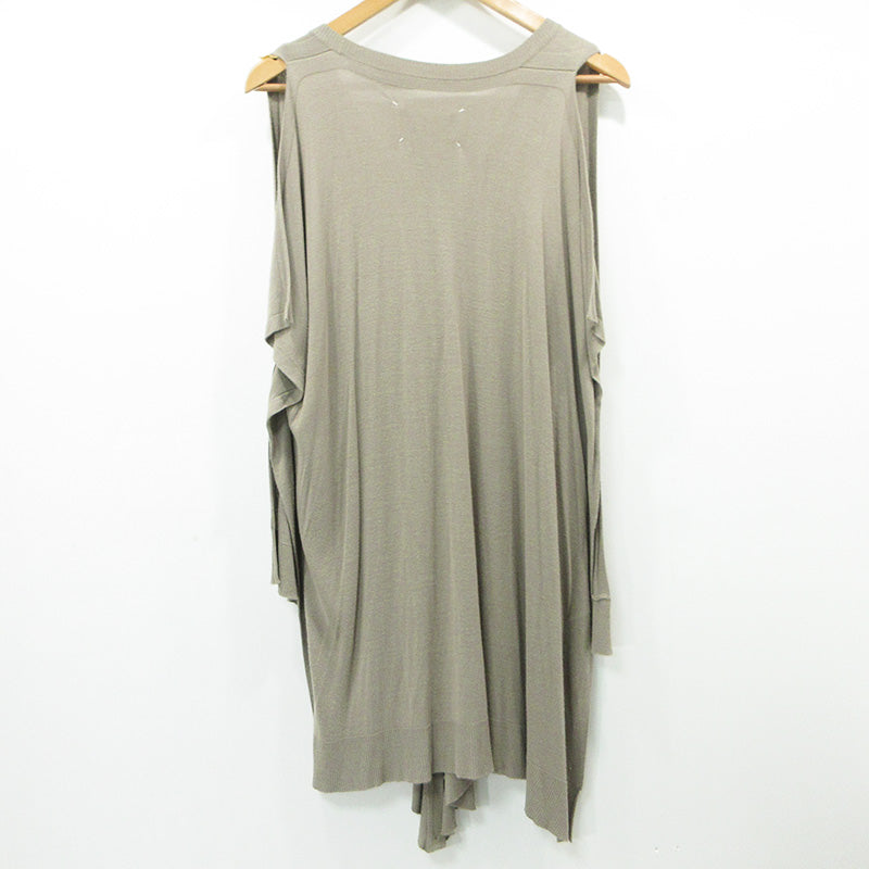 Maison Martin Margiela | メゾンマルタンマルジェラ ベスト カーディガン S31HA0594 ブラウン ベージュ サイズ：不明【三重本店】