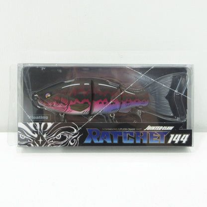 【フィッシング/釣り/釣具/ルアー】GAN CRAFT | ガンクラフト JOINTED CLAW RATCHET ジョインテッドクロー ラチェット 144 タイプF 2.5D MIYABI Maroon Red Bass【三重本店】