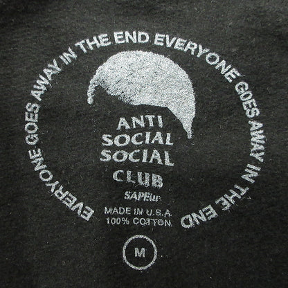 SAPEur | サプール × ANTI SOCIAL SOCIAL CLUB アンチソーシャルソーシャルクラブ ロゴプリント長袖パーカー パーカー SS4500P ブラック サイズ：M【三重本店】