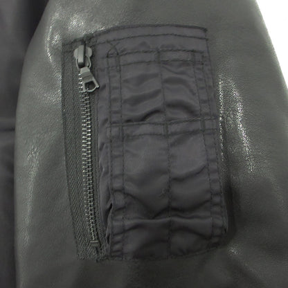 W)TAPS | ダブルタップス × NEIGHBOR HOOD ネイバーフッド W1.VE JACKET 19AW MA-1 切替えロゴワッペン中綿ジャケット ミリタリージャケット 192BRNHD-JKM01S ブラック サイズ：1【三重本店】