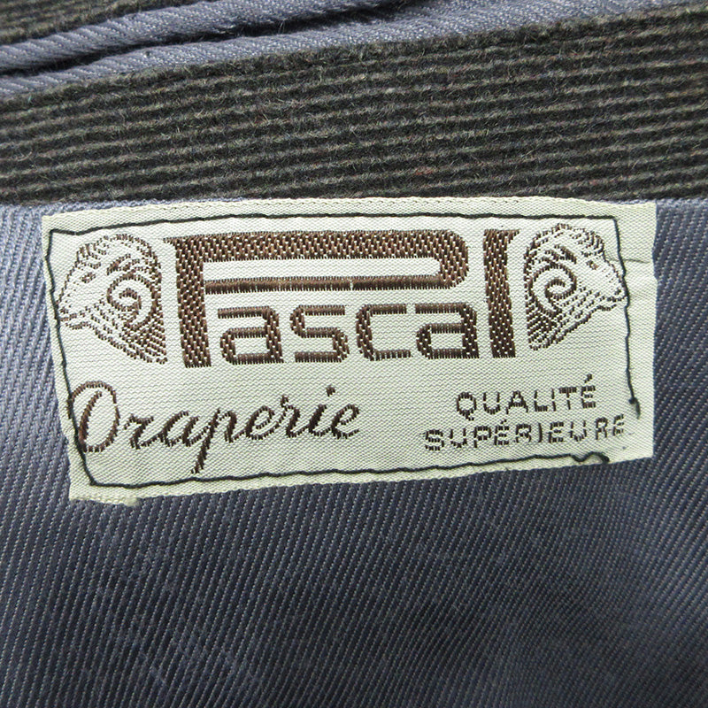 OLD | オールド PASCAL 総柄テーラードジャケット パスカル フレンチ 40's～50's ブラウンタグ ストライプ柄 テーラードジャケット グレー サイズ：不明【三重本店】