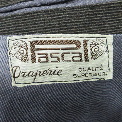 OLD | オールド PASCAL 総柄テーラードジャケット パスカル フレンチ 40's～50's ブラウンタグ ストライプ柄 テーラードジャケット グレー サイズ：不明【三重本店】