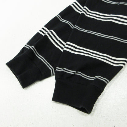 COOTIE | クーティー SUPIMA BORDER OVERSIZED L/S TEE 長袖Ｔシャツ ブラック×ホワイト サイズ：XL【三重本店】