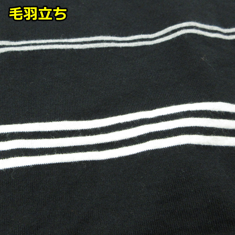 COOTIE | クーティー SUPIMA BORDER OVERSIZED L/S TEE 長袖Ｔシャツ ブラック×ホワイト サイズ：XL【三重本店】