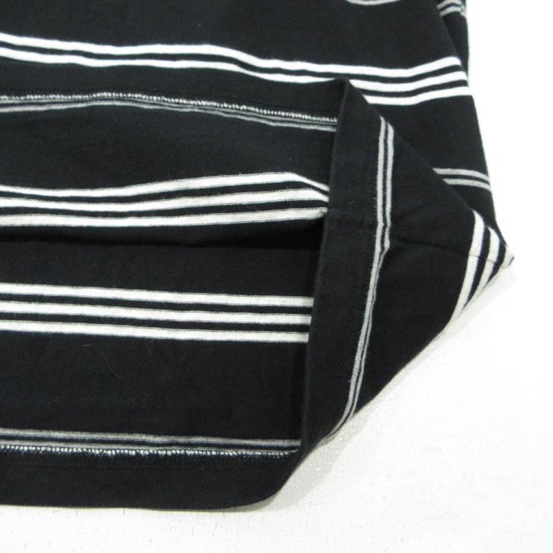 COOTIE | クーティー SUPIMA BORDER OVERSIZED L/S TEE 長袖Ｔシャツ ブラック×ホワイト サイズ：XL【三重本店】