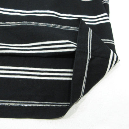 COOTIE | クーティー SUPIMA BORDER OVERSIZED L/S TEE 長袖Ｔシャツ ブラック×ホワイト サイズ：XL【三重本店】