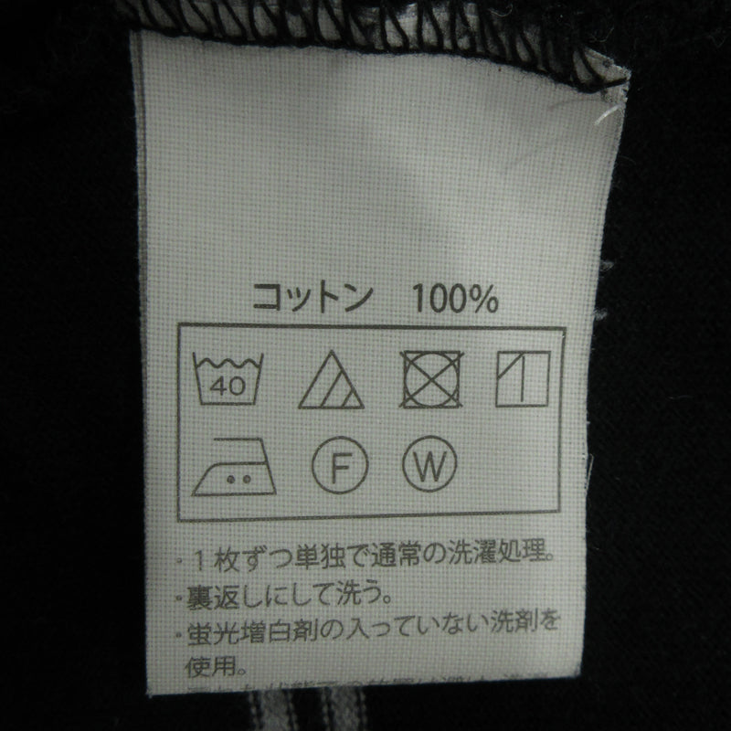 COOTIE | クーティー SUPIMA BORDER OVERSIZED L/S TEE 長袖Ｔシャツ ブラック×ホワイト サイズ：XL【三重本店】